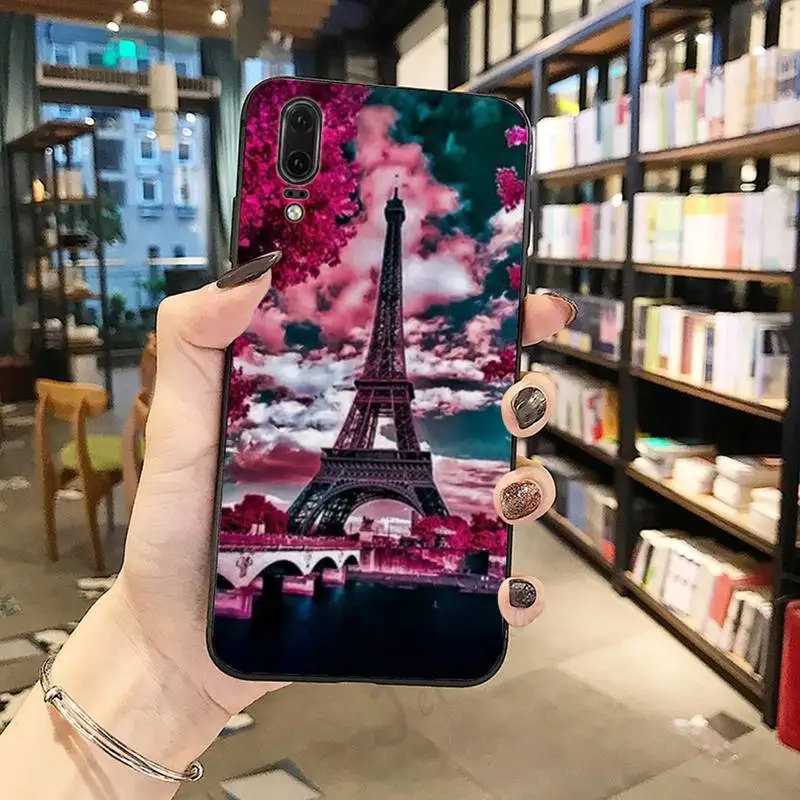 

Paris Eiffel Tower Phone Cases For Huawei honor Mate P 10 20 30 40 Pro 10i 9 10 20 8 x Lite