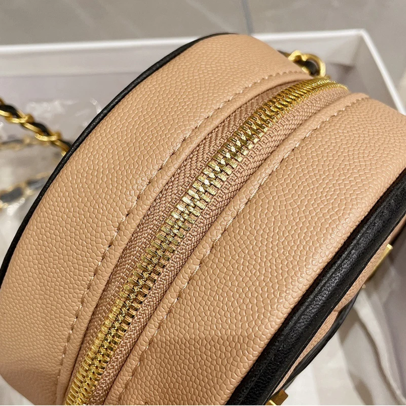 

2021 New Ladies Crossbody Bag Luxury Designer Shoulder Bag Round Bag Mini Purses Leather Stitching Cute Kids Wallet