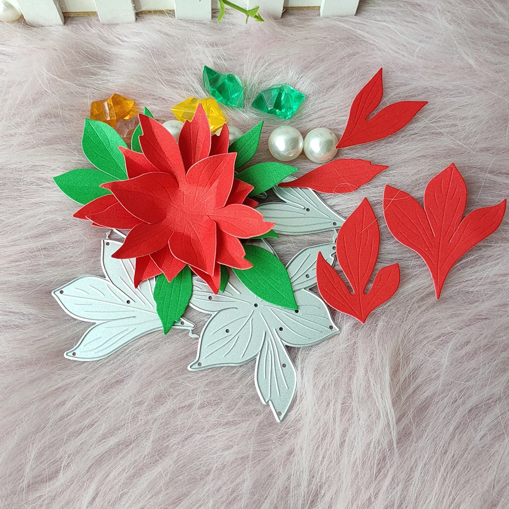 

New Flower Leaf metal cutting die mould scrapbook decoration embossed photo album decoration card making DIY handicrafts