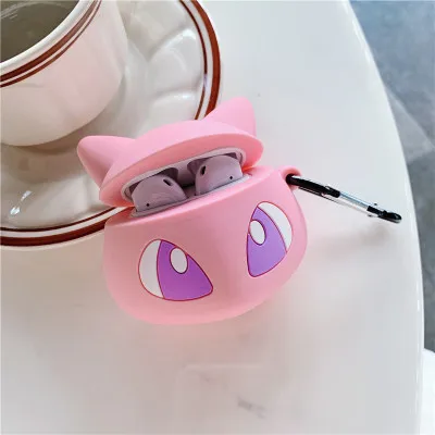 S-40 Мобильный телефон с мультяшками брелок силиконовый чехол для Apple Airpods чехол Аксессуары Bluetooth наушники защитный Брелок «Обложка» - Цвет: S-40