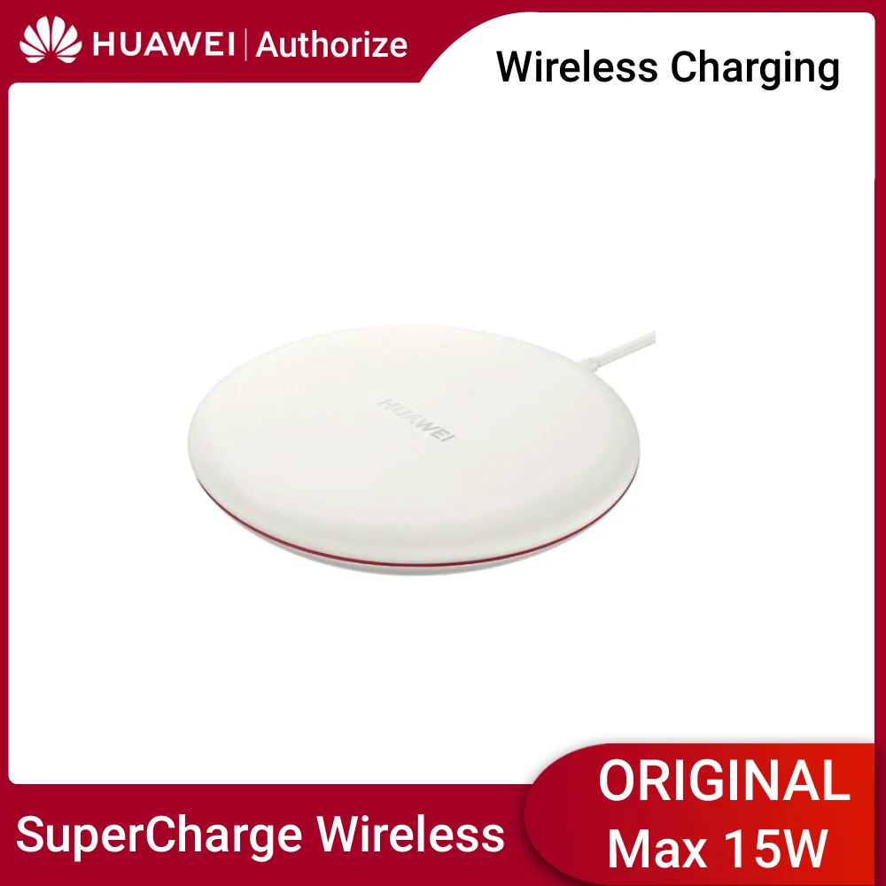Оригинальное Беспроводное зарядное устройство HUAWEI CP60 QI Max 15 Вт быстрая установка