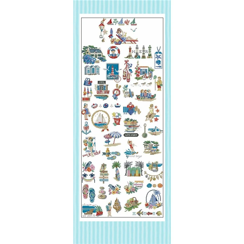 

ZZ4483 For Needlework Kit NOT PRINTED Cross stich Painting Set Cross Stitch Kits Cross-stitch Embroidery Set Stitch Kits Cross