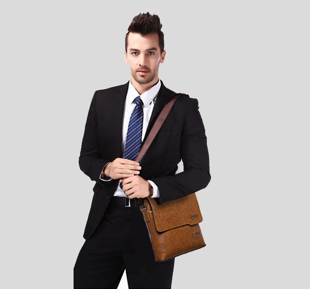 

Peaker Men's Shoulder Bag 2pc/Set Small Business Party Bag For Man Large Capacity Crossbody Travel Bags Handbag Male Gifts