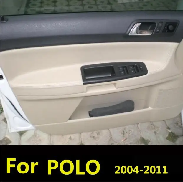 4 шт. панели для передних/задних дверей из микрофибры подлокотник кожаный чехол