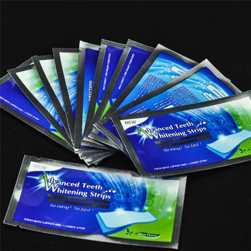 28 шт. отбеливание зубов полоски отбеливания белого оральный уход за зубами Чехлы