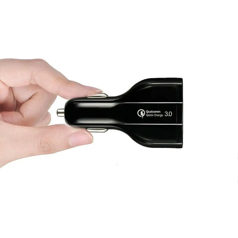 Автомобильное зарядное устройство с 3 портами USB C QC 0 быстрая зарядка