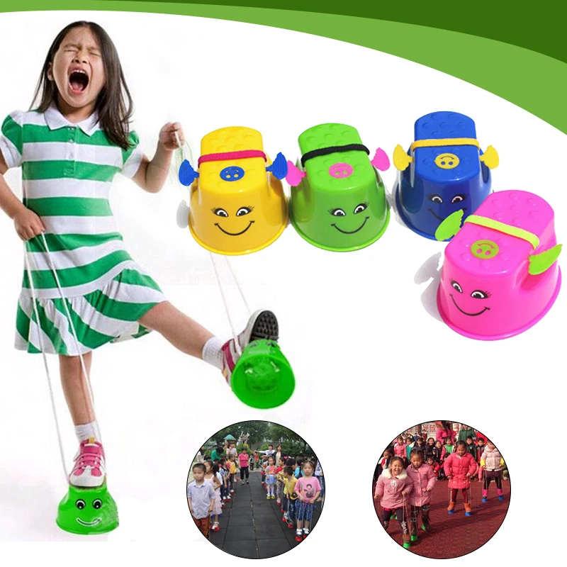 2 шт./1 пара прогулки ходули игрушки для детей спортивная рубашка забавные