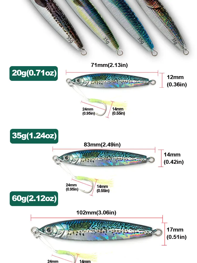 New DRAGER Metal Cast Jig Spoon20G 35G 60G Shore Casting Jigging Lead Fish Sea Bass Fishing Lure Artificial Bait Tackle