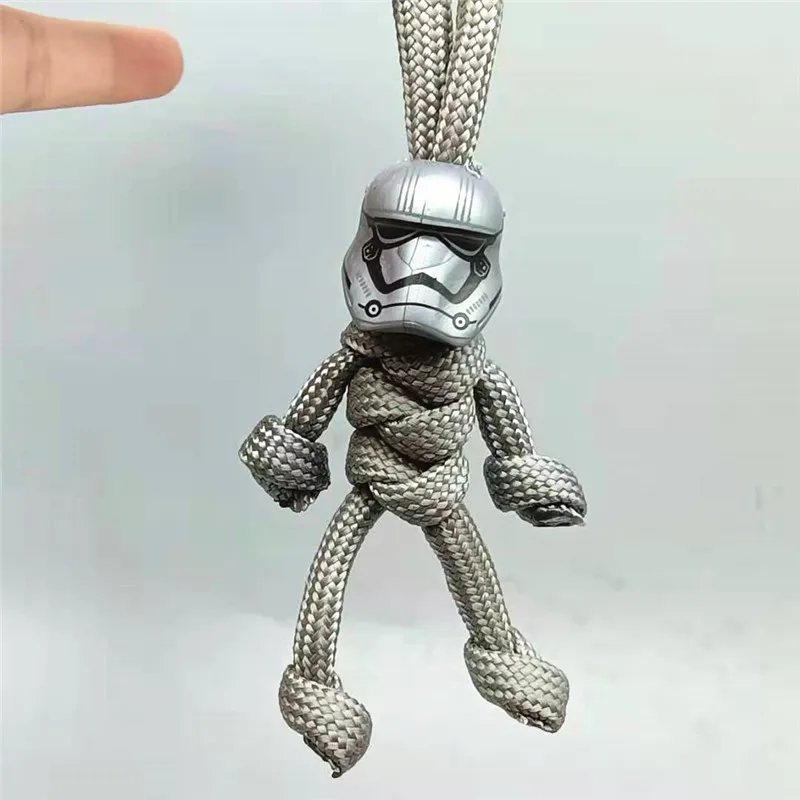 3 шт./лот конструктор солдаты смерти брелок для ключей Штурмовик плетеная веревка