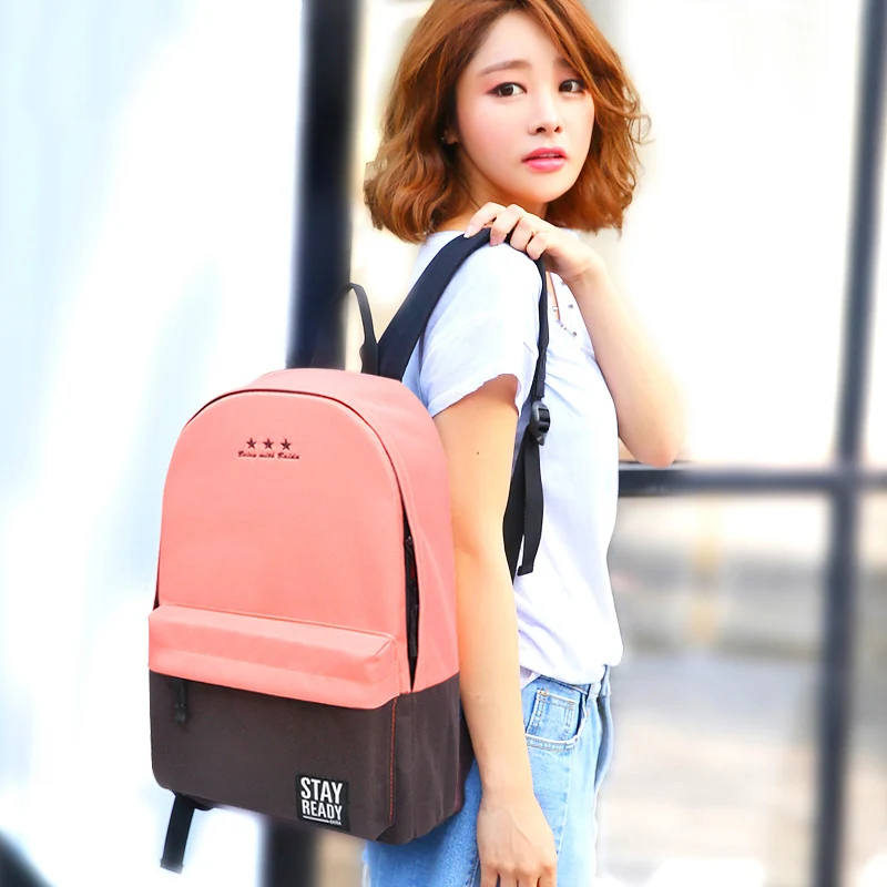 Baida холщовый школьный рюкзак для девочек Женский подростков женский портфель