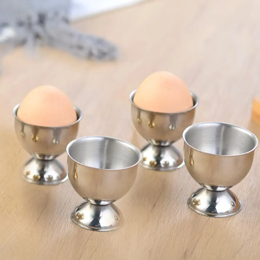 4 шт./компл. чашки для яиц из нержавеющей стали держатель настольная чашка Паровая
