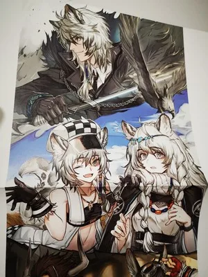 Новая Коллекционная книга с официальными иллюстрациями arknight искусство в твердом