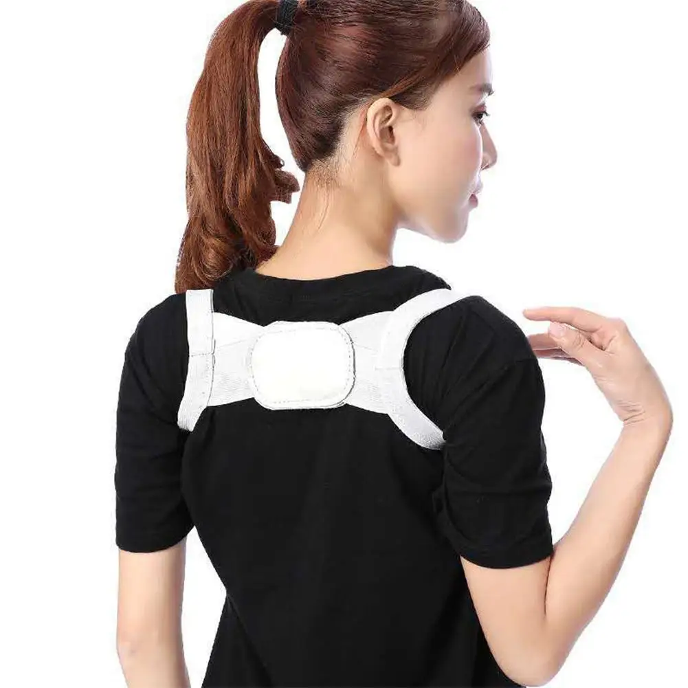 

Kid Adult Adjustable Posture Corrector Body Shoulder Back Support Belt Band Back Brace Shoulder Lumbar Spine Support Belt Corset