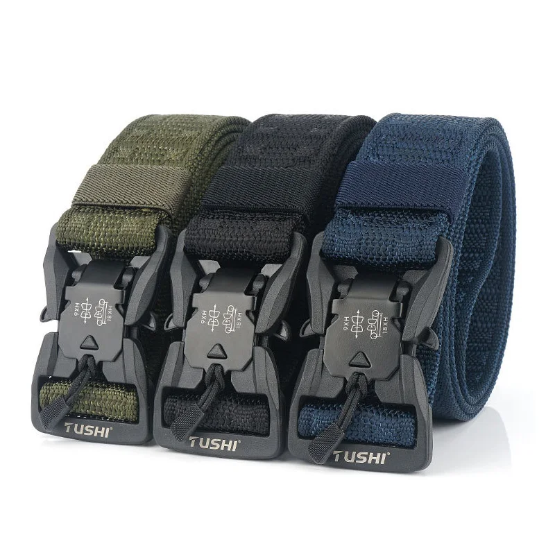 Мужской тактический ремень сверхмощный Регулируемый военный стиль Высокое