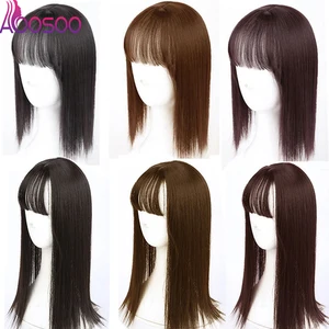 Заколки для волос длинные прямые с челкой, 3 цвета