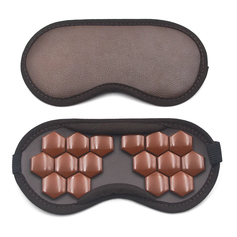 1 шт. маска для глаз массажер физиотерапии натуральный Нефритовый камень повязка