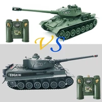 99824 the most popular batter tank t 34 tiger tank 2 4g radio controlled car 128 tank fight 2 tanks with 9chsound and light