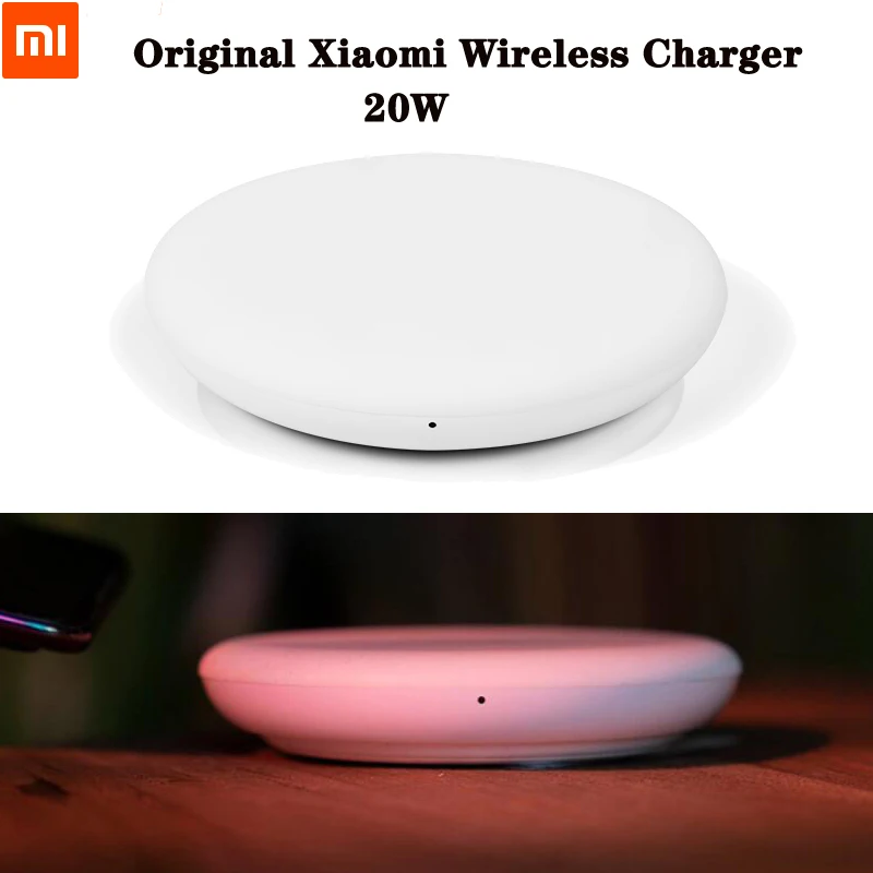 Оригинальное Беспроводное зарядное устройство Xiao mi 20W Max для mi 9(20 W) mi X 2 S/3(10 W) совместимый мобильный телефон Qi EPP(5 W) многоразовый безопасный
