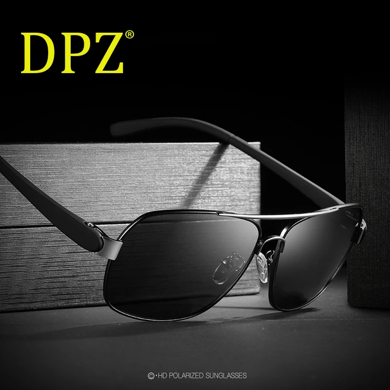 Новинка мужские поляризованные солнцезащитные очки для вождения фирменный