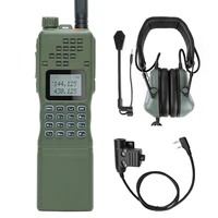 baofeng ar 152 15w walkie talkie tactical two way radio with noise reduction sound pickup headset dual band radio an prc 152