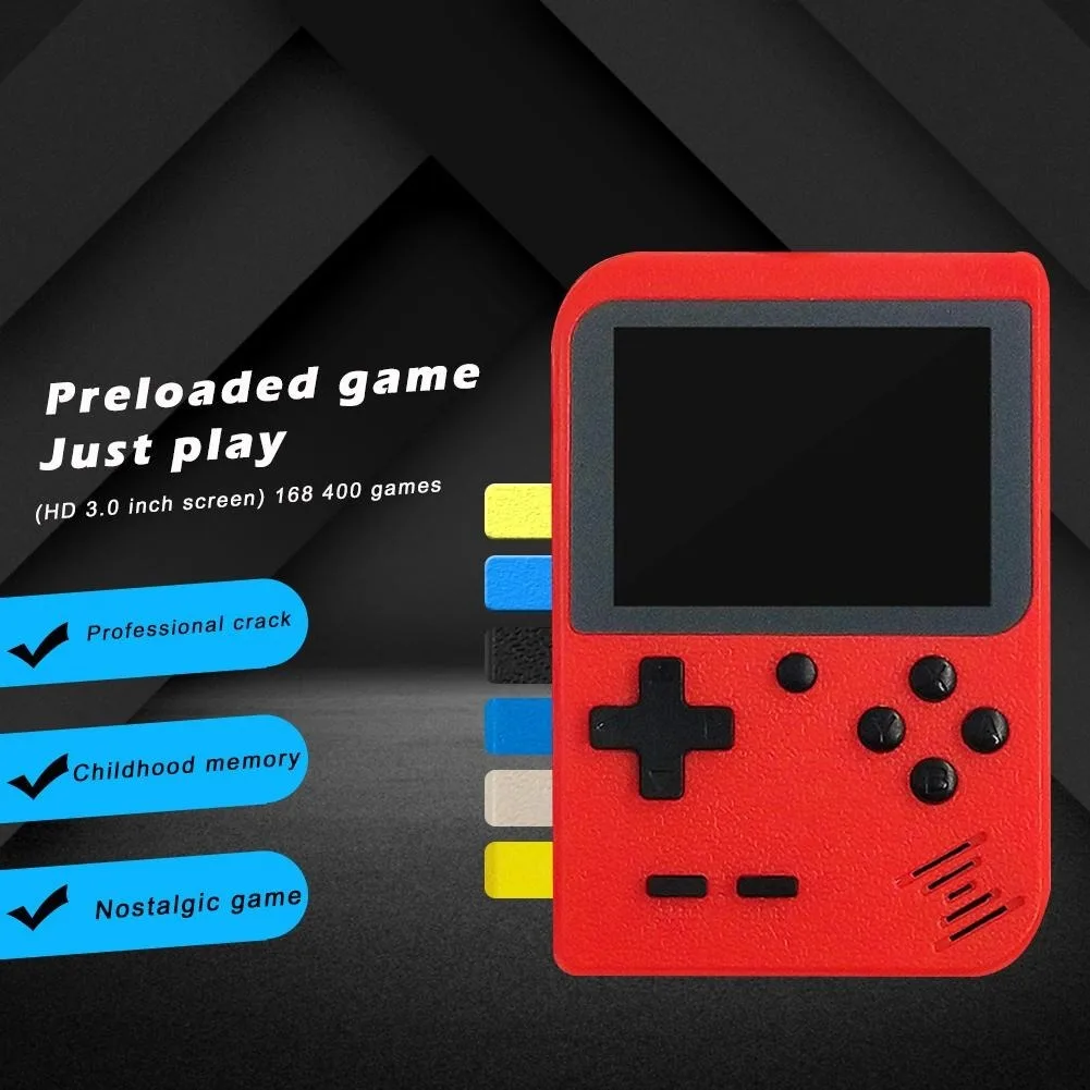 Портативная Ретро игровая консоль Встроенный 400 игр 8 битная мини Карманная