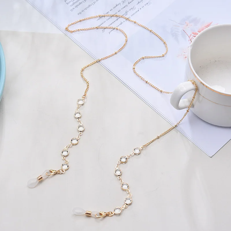 

Fashion Pearl Mask Chain Eyeglasses Lanyards For Women Retro Metal Sunglasses Chains Eyewear Cord Holder Neck Strap Accessories