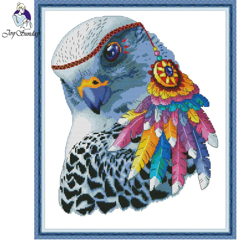 Вышивка крестиком Joy Sunday вышивка крестом радужного орла рисунок мультяшного
