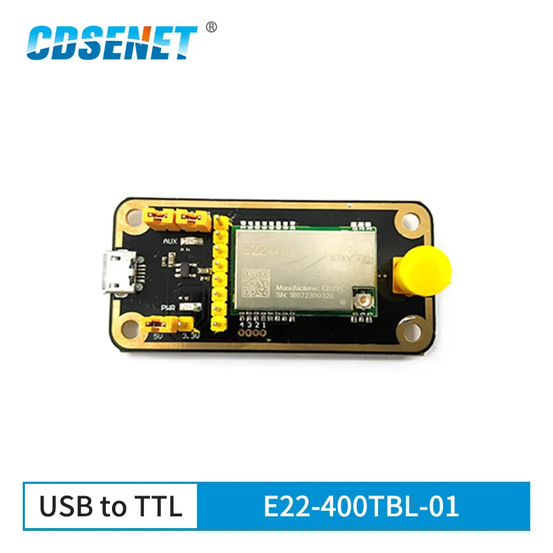 SX1268 LoRa модуль дальнего радиуса действия USB тестовая плата наборы E22-400TBL-01 433 МГц