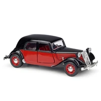 bburago 124 1938 citroen 15 cv ta alloy luxury vehicle diecast pull back car goods model toy collection