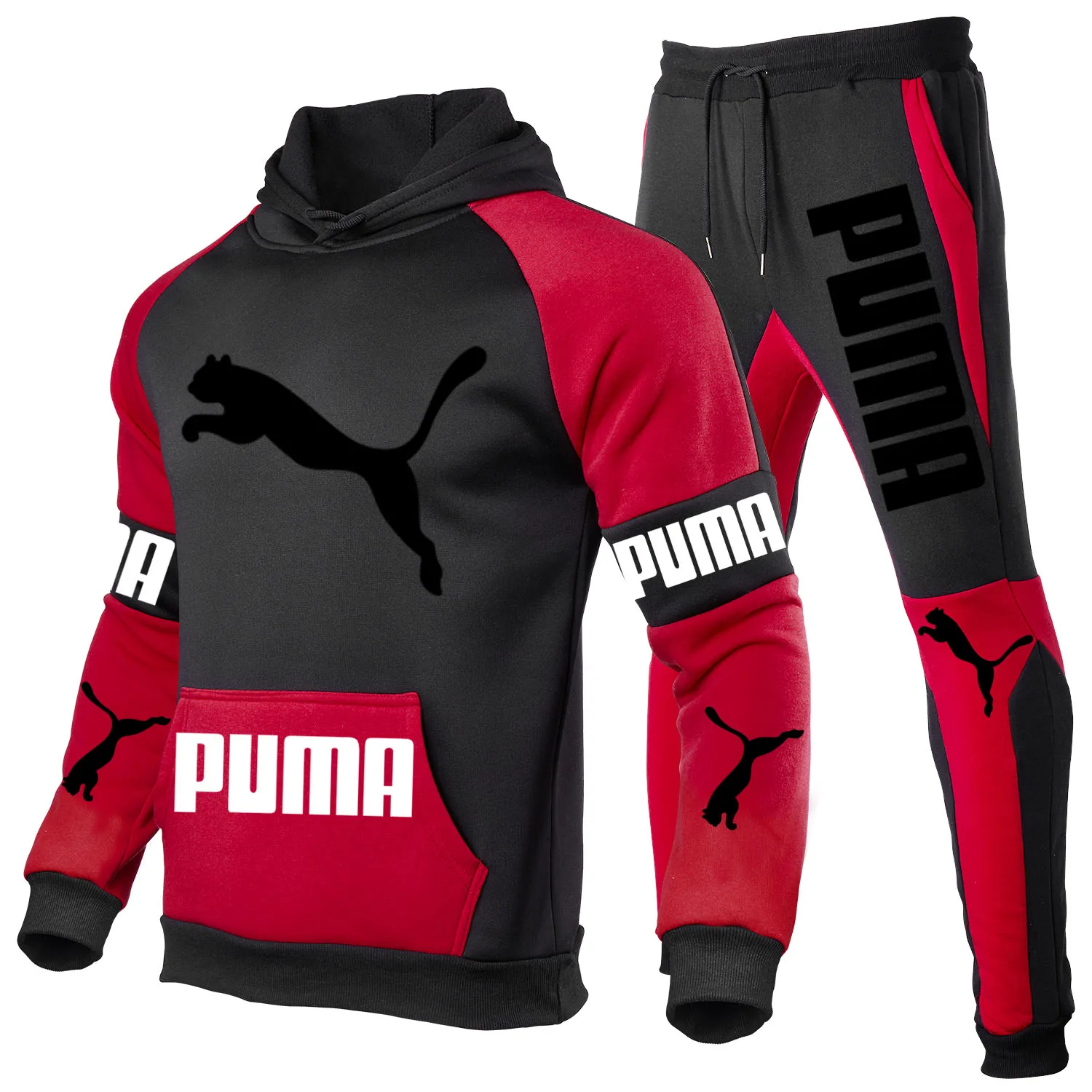 

Nuovi Set Da Uomo Autunno E Inverno Felpe Con Cappuccio Pantaloni Puma Tuut Sportive Felpe Casual Tuta 2021 Abbigliamento Sporti