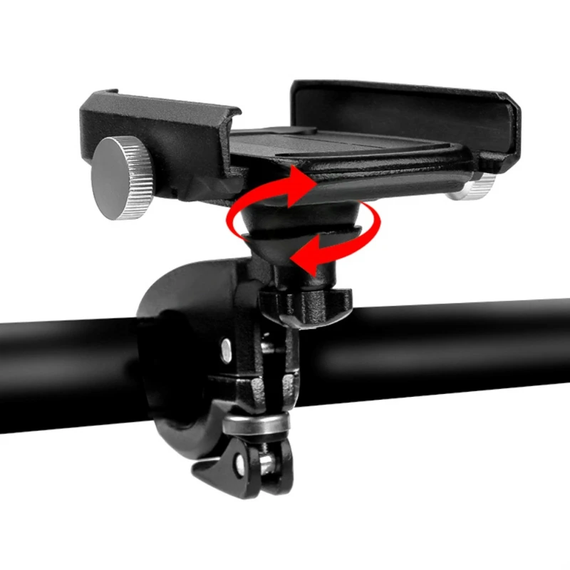 Велосипедный вращающийся 360 градусов мобильный телефон держатель алюминиевый