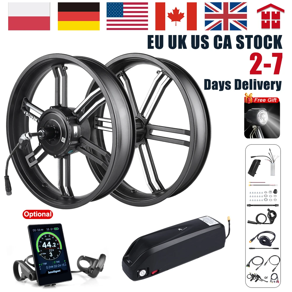 

Fat 20 inch Bafang 48V 750W Integrate Motor Rear Wheel Drive Electric Bike Conversion Kit with 12Ah 13Ah 17.5Ah Bicycle Battery