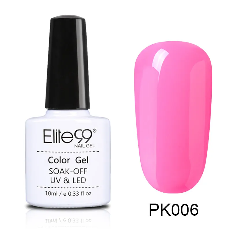 PK006 Elite99 лак для ногтей винно-Красного цвета серия Гель лак для ногтей отмачиваемый матовый эффект УФ гель Гибридный лак Полупостоянный маникюр - Цвет: PK006