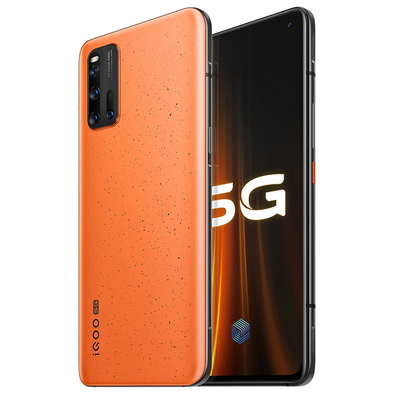Vivo iQOO 3 смартфон с процессором Snapdragon 865 8 ГБ 128 4440 мАч 55 Вт UFS 1 48 МП 4 камеры 2x зум Super