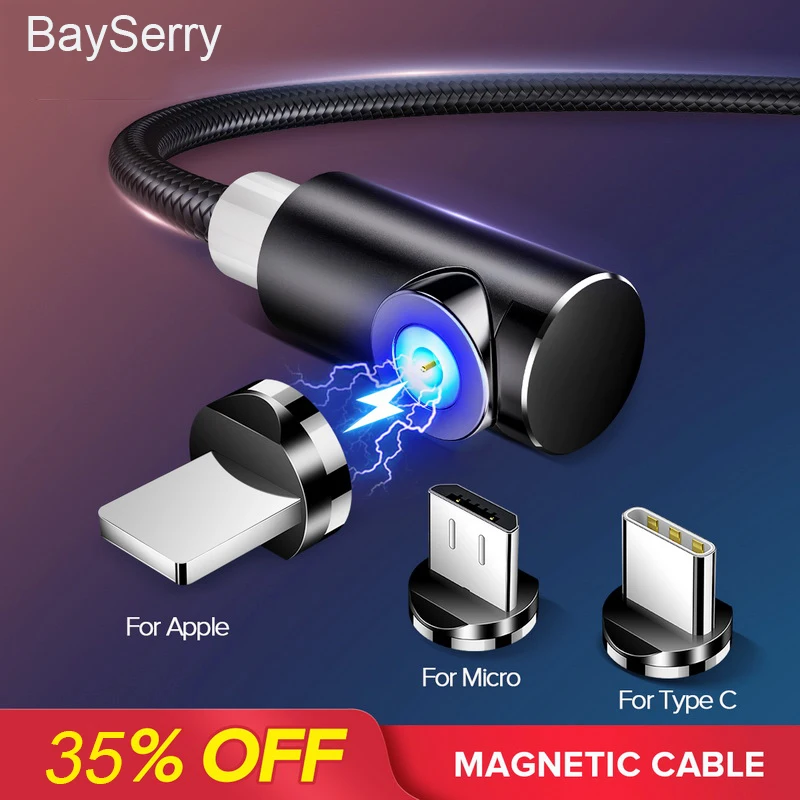 Магнитный USB кабель для Samsung Huawei с разъемом типа C зарядки Магнит Micro Android мобильный