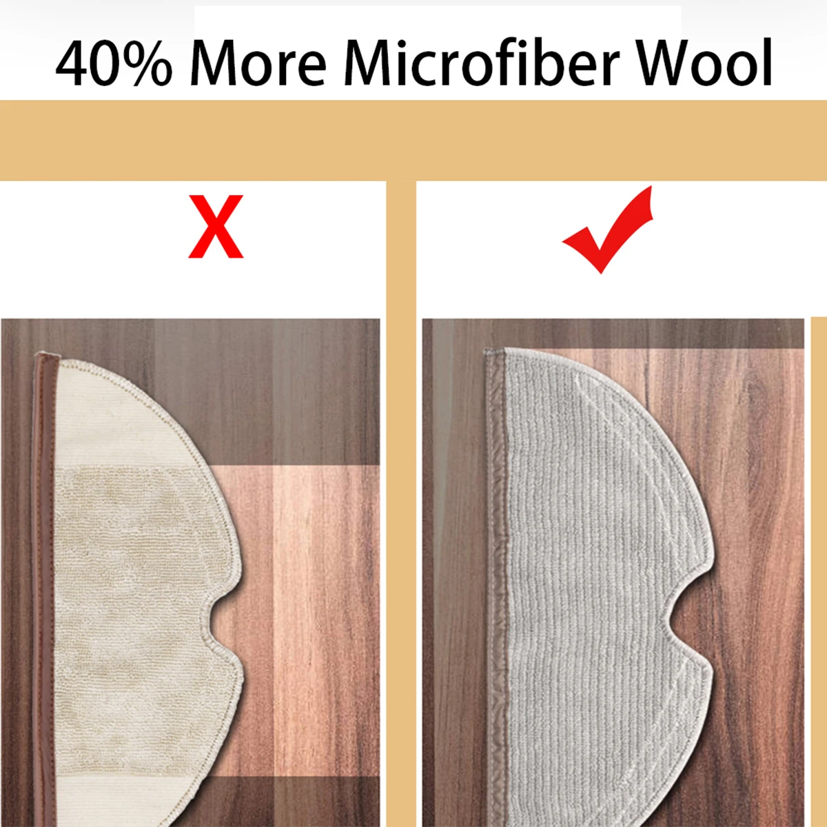 

For Xiaomi Roborock S50 S55 Mop Cloth Full Coverage Accessories Replacement Parts Useful