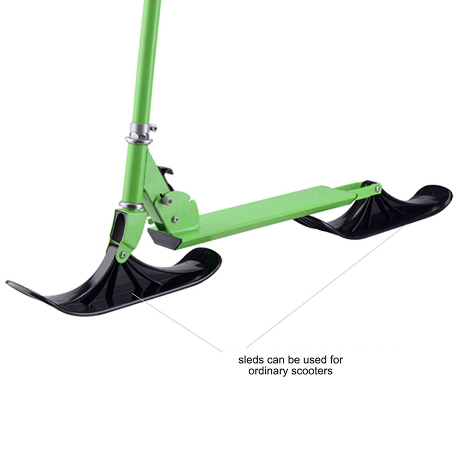 2 шт. набор для конверсии лыжного скутера конвертера лыжная стойка сани колесо