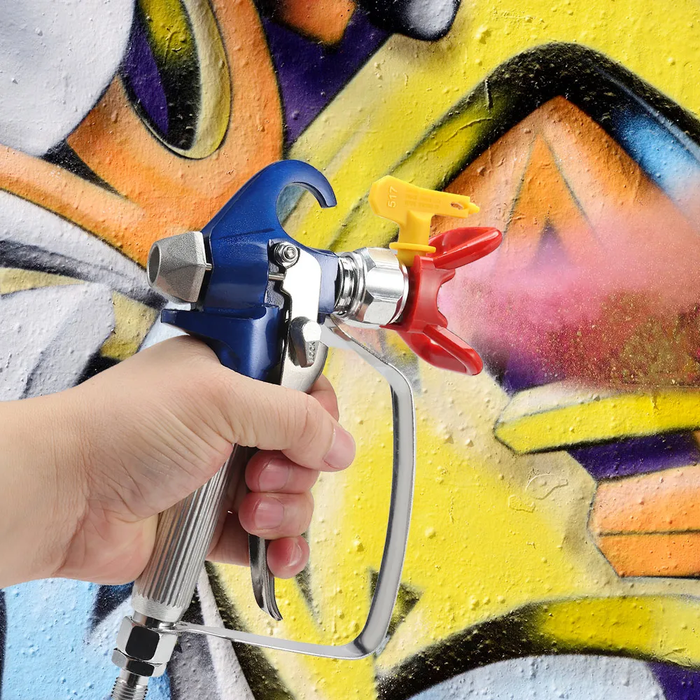 3600PSI высокого давления безвоздушный распылитель краски аэрограф + 517 сопла для