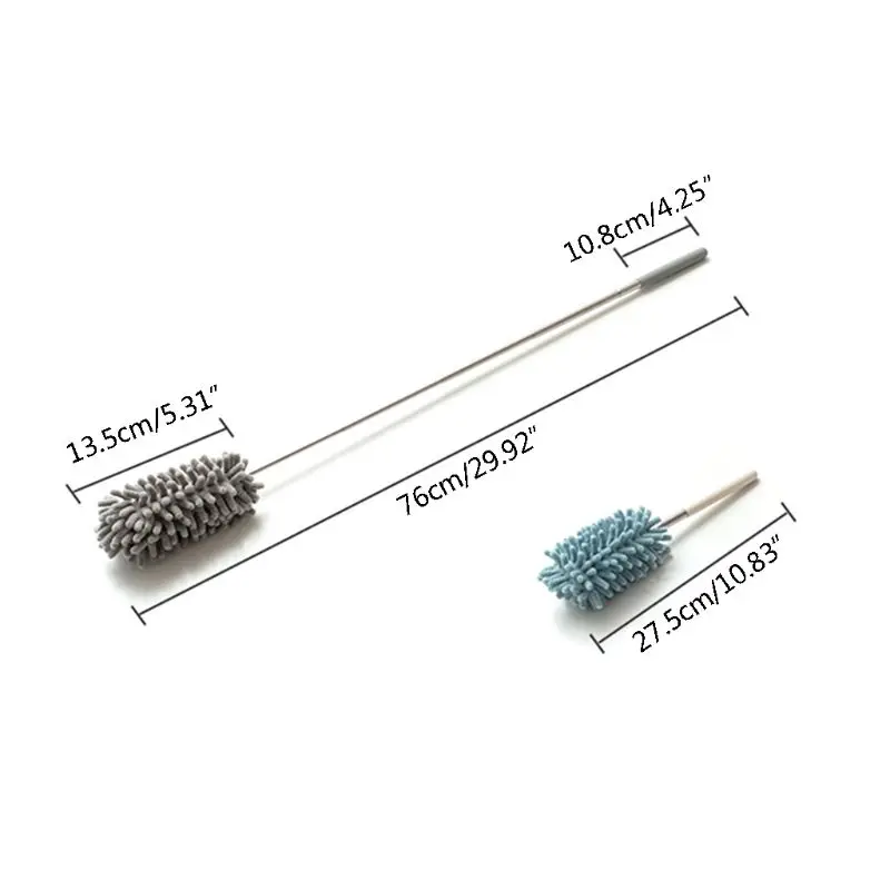 

Adjustable Soft Microfiber Dusting Brush Extend Stretch Feather Duster Household Furniture Cleaning Tool K0AB