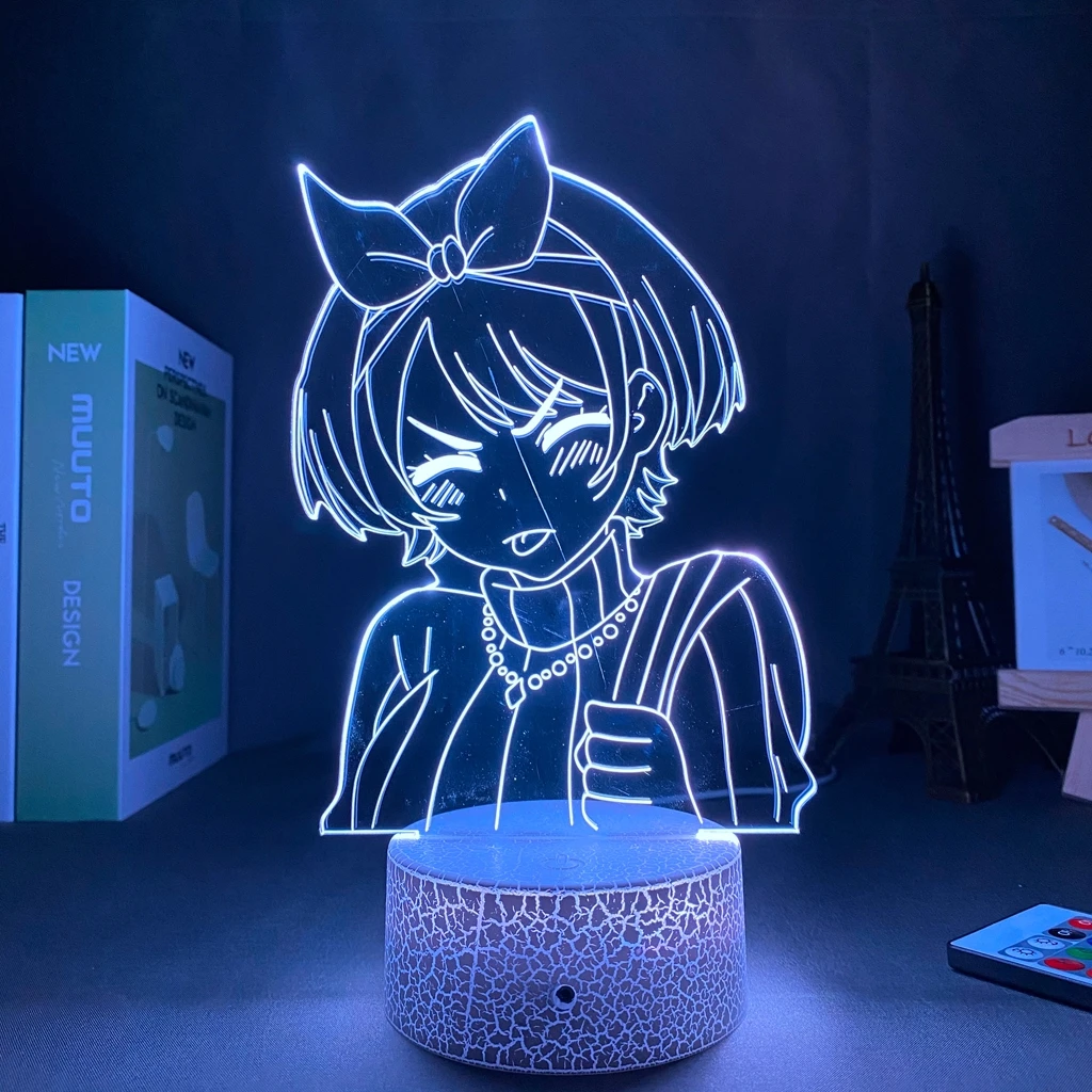 

Led Panel Lights Anime Figure Rent A Girlfriend Manga Kanojo Okarishimasu Ruka Night Anime Room Decor USB Light Dropshipping