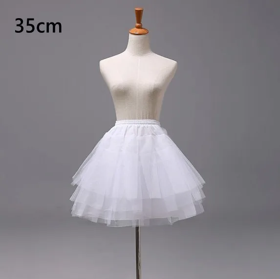 petticoat 35cm Платье для девочек; Новогоднее праздничное платье принцессы; Элегантное свадебное платье; Детские платья для девочек; платье для дня рождения; Vestido; одежда; - Цвет: petticoat 35cm