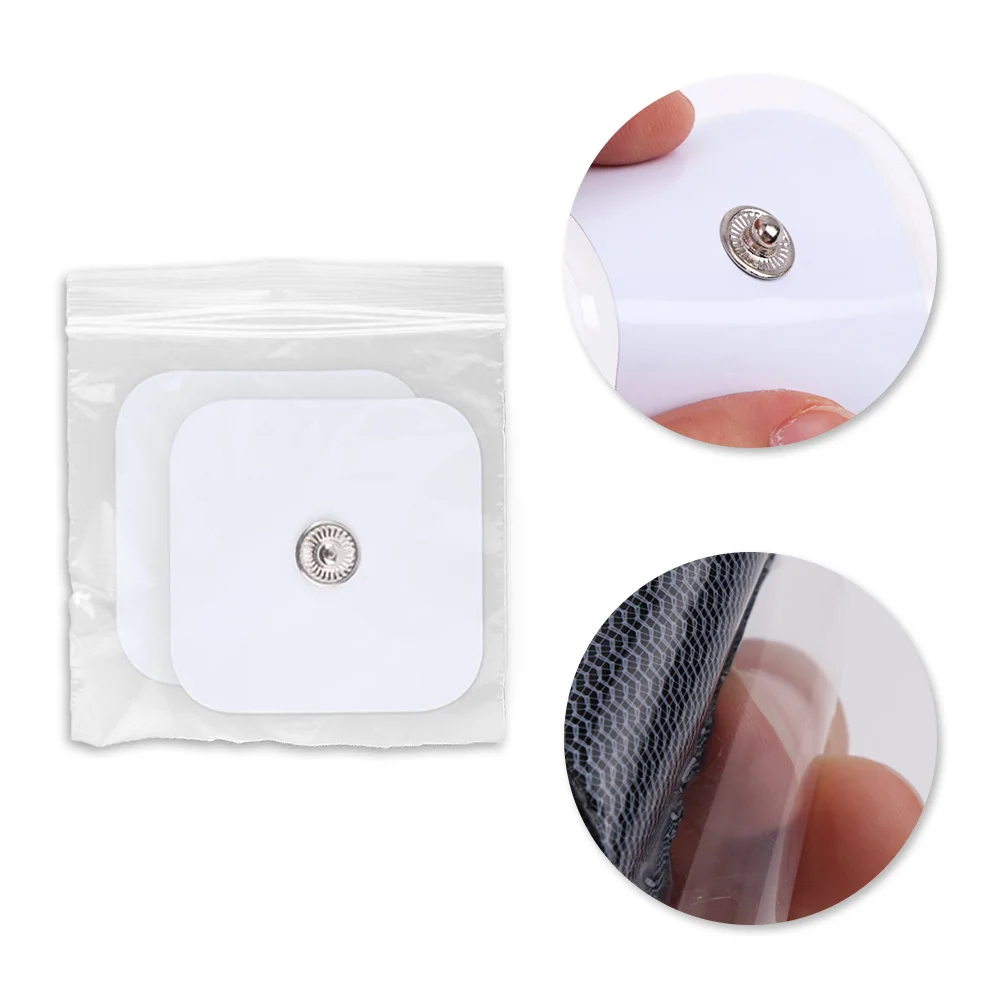 

10pcs Electrode Pads Physiotherapeutic Patches Replacement for Tens Unit Massagers Machine Electronic Physiotherapy Massager