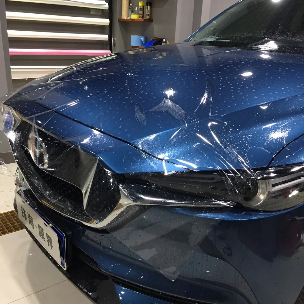 Пленка для защиты краски автомобиля 50*150 см прозрачная пленка кузова невидимая из