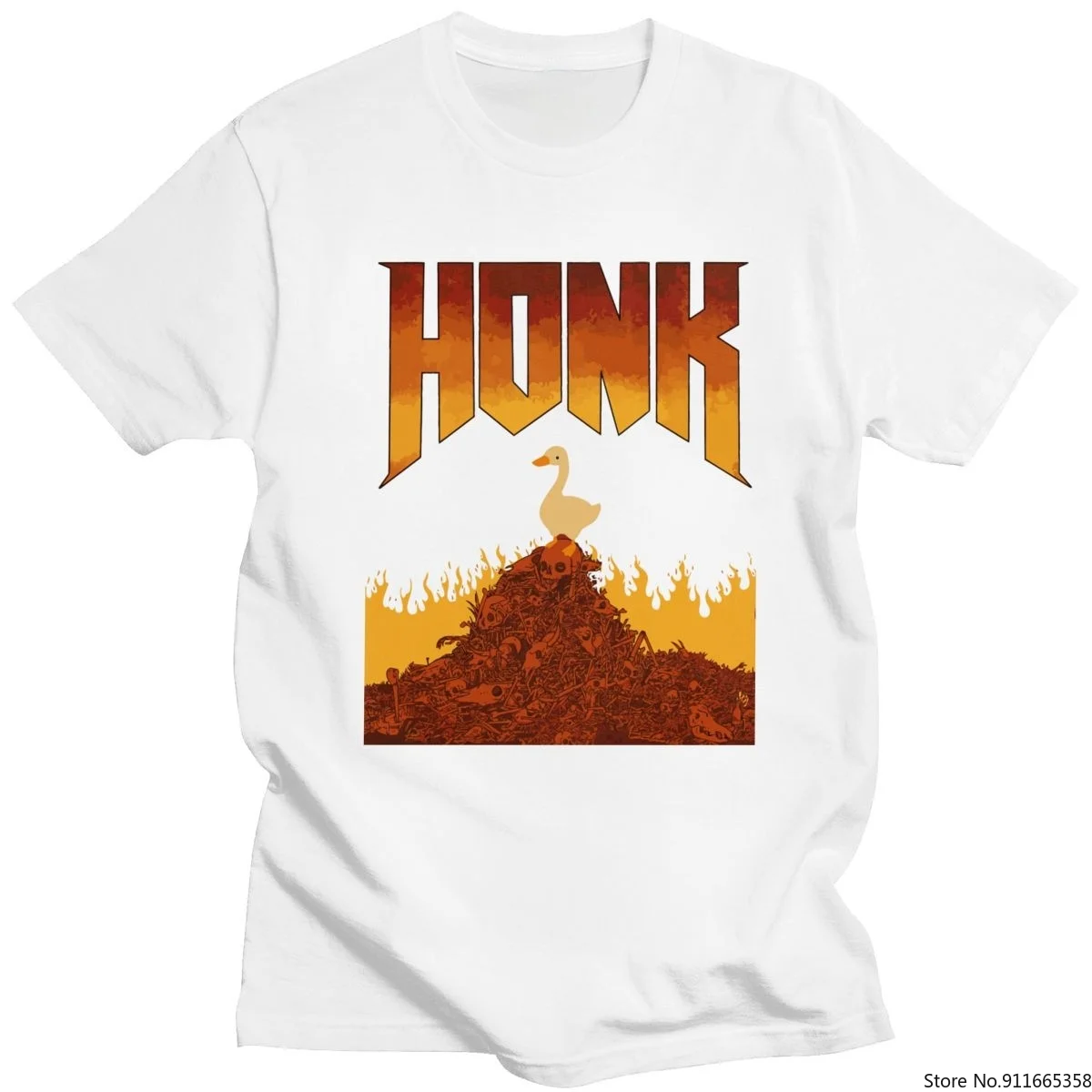 Уличная мода гусь игра Смешные видео игры летний модный комплект одежды с 3D чехол