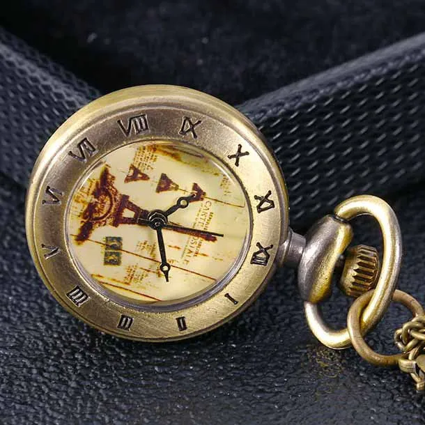 Старинный Париж Эйфелева башня циферблат кварцевые карманные часы модные