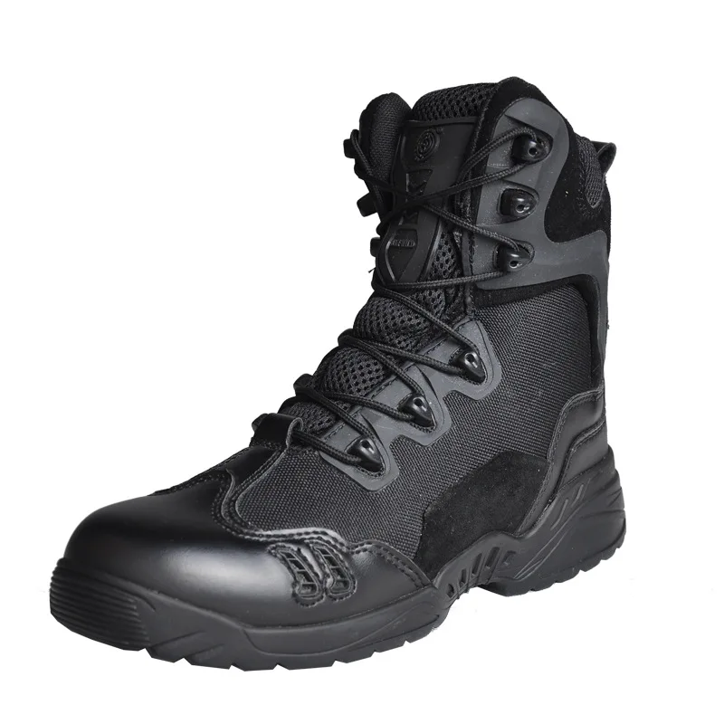 Outdoor Autumn Winter Men Warm Hiking Boots Tactical Mountaineering Walking Sneakers New Warm Non-Slip High-Top Waterproof Shoes