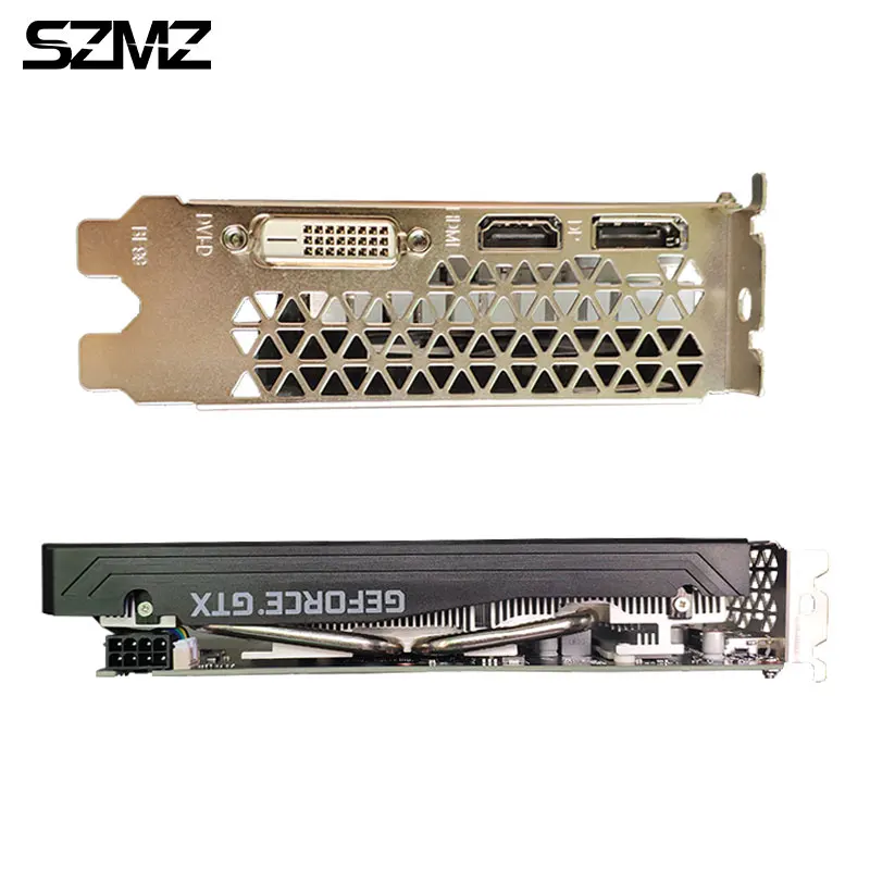 SZMZ новая Оригинальная видеокарта NVIDIA GeForce GTX 1660Ti 6 ГБ GDDR6 GPU Non RTX 2060 Rx 580 570 470 Super Placa