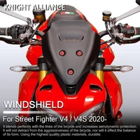 fit for ducati streetfighter v4 v4s street fighter v 4 s 2020 2021 motorcycle windshield windscreen wind shield deflectore