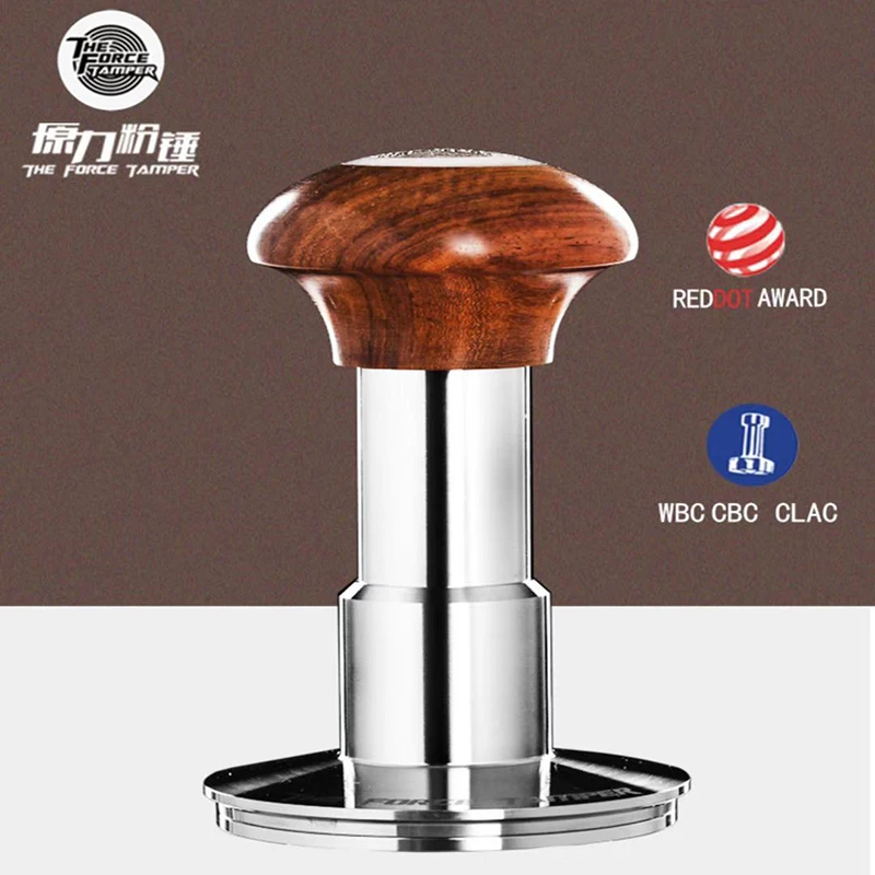 The Force Tamper-Herramienta de prensa de cocina, nivelador de polvo de tela, martillo de polvo, acero inoxidable-1
