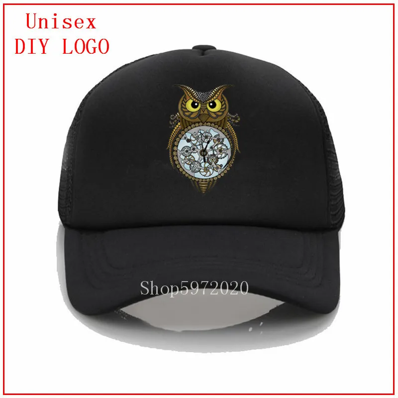 Паровая панк сова хлопковая регулируемая бейсболка модные мужские кепки женские
